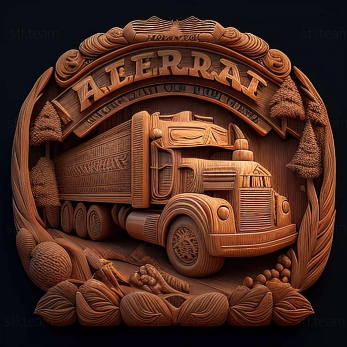 3D model Real Trucker America game (STL)